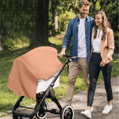 Cape d'allaitement - BreastfeedingCover™ - Peche - mamanvoila