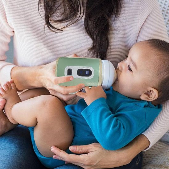 chauffe biberon bebe lait tiede 