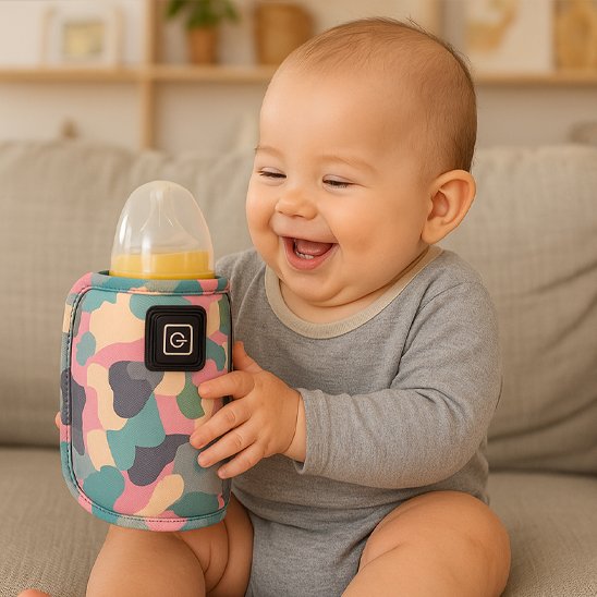 chauffe biberon portable bebe sourit 