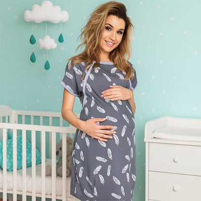 CHEMISE DU NUIT ALLAITEMENT - Beauté ™ - Maman Voila