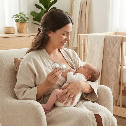 COUPELLE ALLAITEMENT ARGENT - Blindage™ - Maman Voila