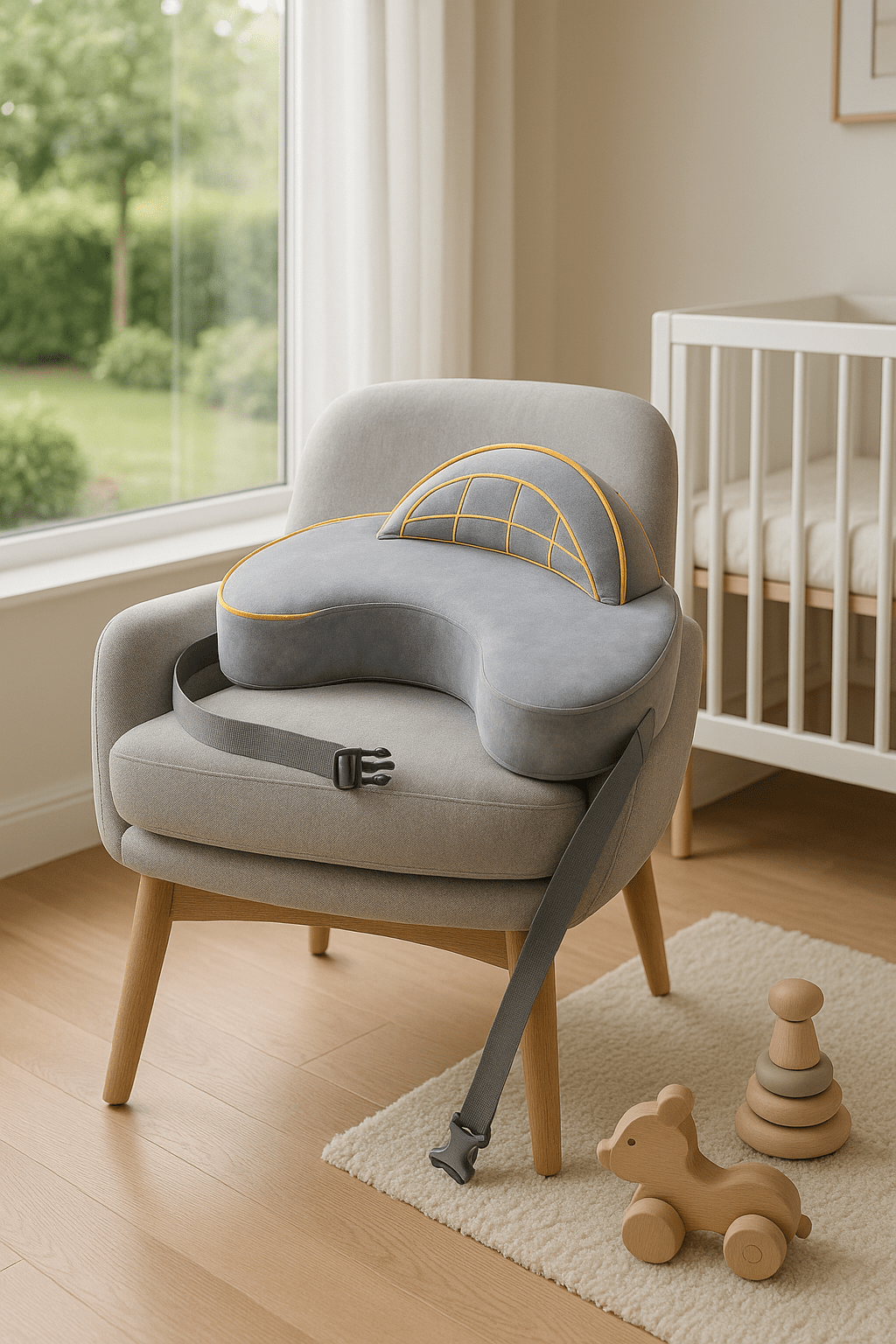 coussin allaitement memoryfoam chambre bebe