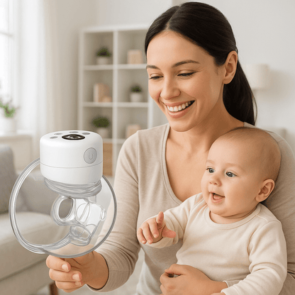 tire lait electrique main libre pompage lait