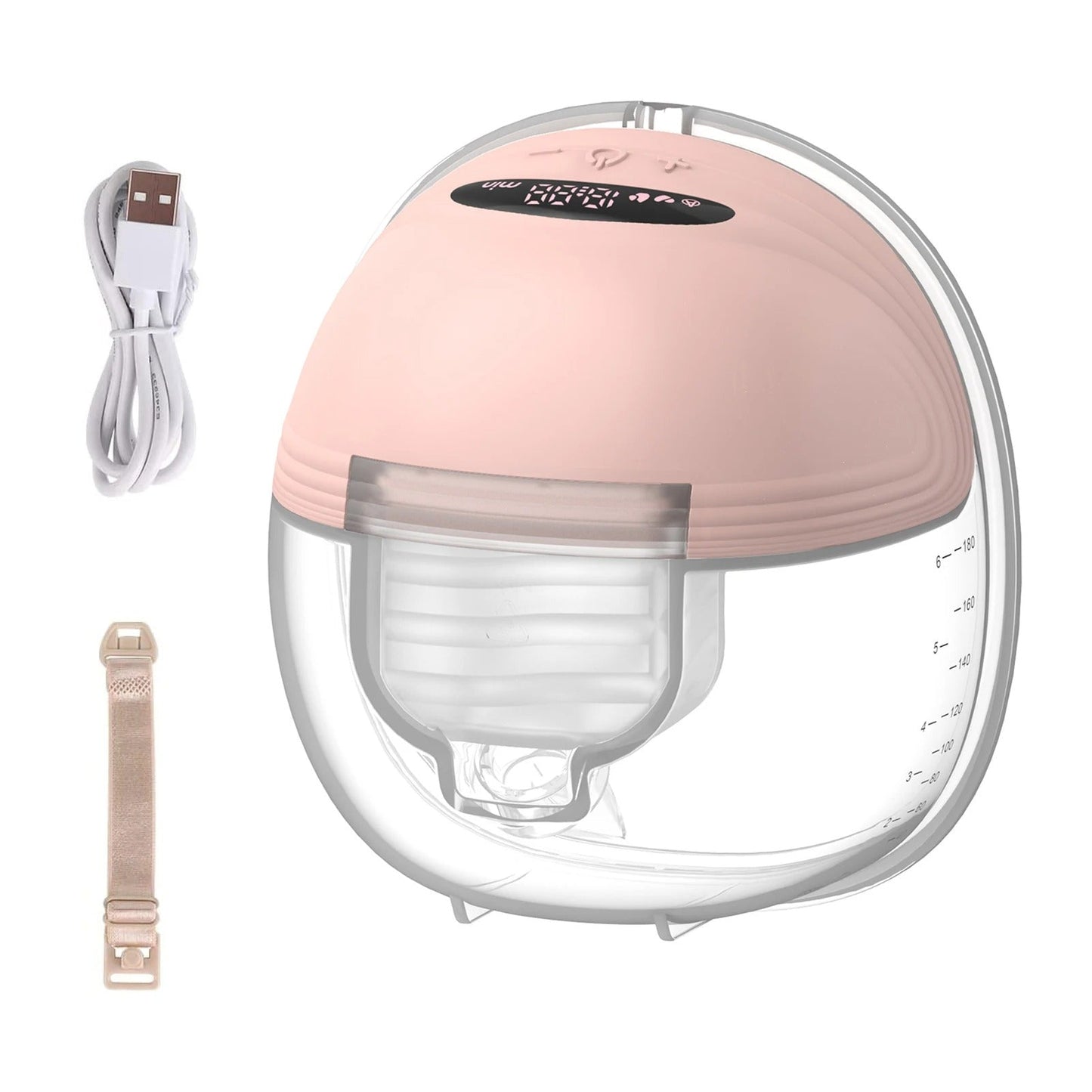 tire lait electrique ultra silencieux rose