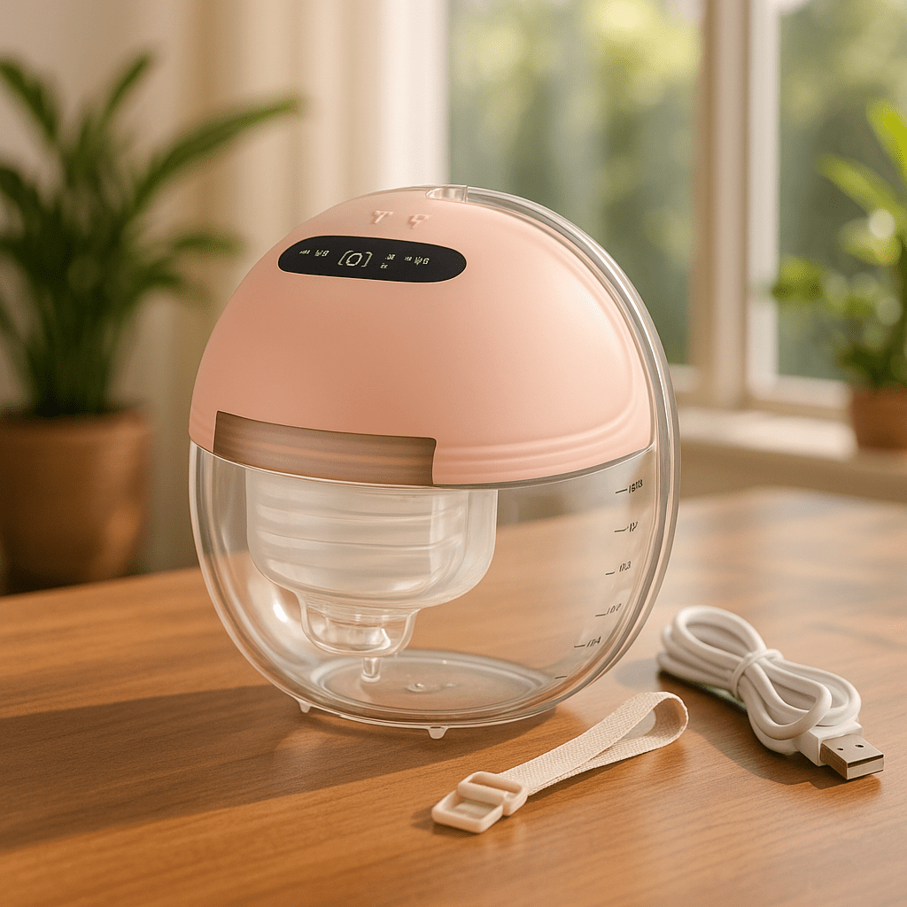 tire lait electrique ultra silencieux rose